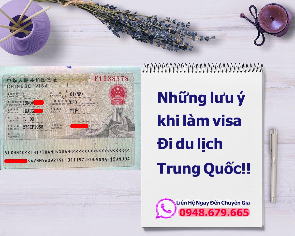 Lưu ý khi làm visa Trung Quốc