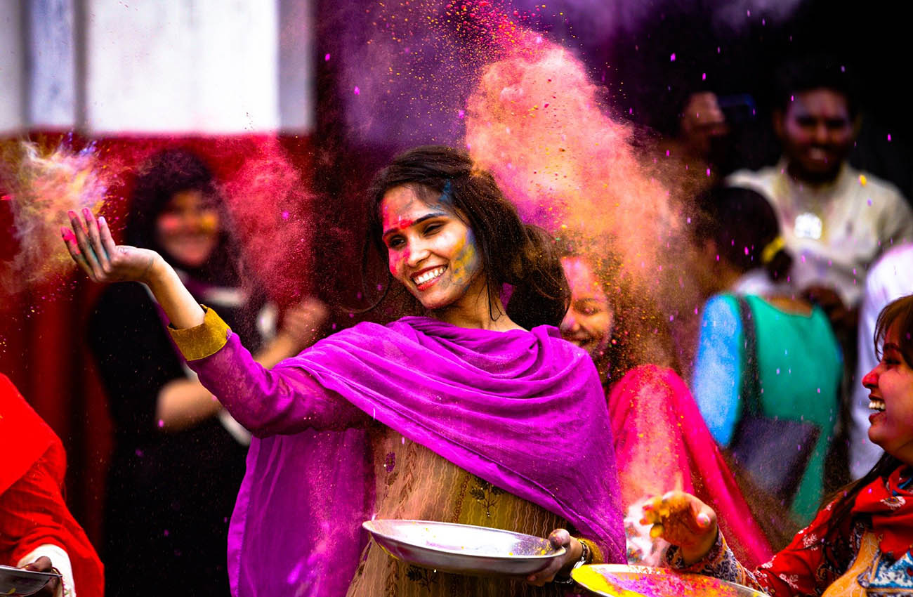 Lễ Hội sắc màu ở Ấn Độ